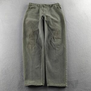 Vintage Levis 550 Jeans 34x30 (Fits 32x29) Green Relaxed Wide Skater Made in USA